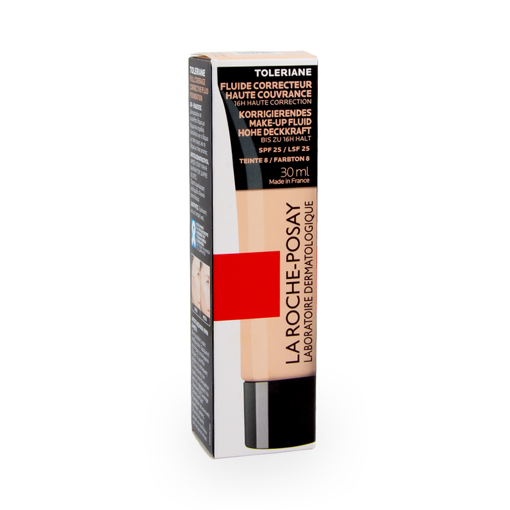 LA ROCHE-POSAY - TOLERIANE Fluide Correcteur Haute Couvrance No8 - 30ml